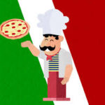 il pizzaiolo acrobatico italiano